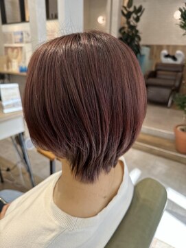 ヘアーザラブズラフズ オーガニカ 北九州(HAIR THE LOVES LAUGHS ORGANICA) カシスピンク*