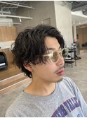 波巻きパーマツイストスパイラルパーマメンズ万代新潟駅