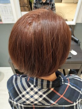 ビーズカラー イオンタウン米沢駅前店 ソーレカラー　ピンクベージュ9トーン+ヴァイオレット