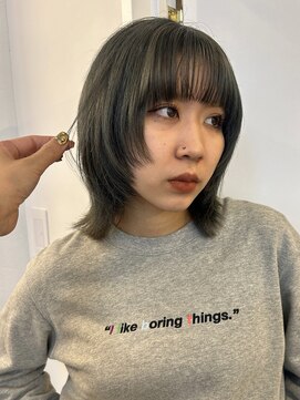 パーク 福岡天神西通り店(parc) 顔周りウルフレイヤー