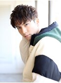 MEN’S HAIR マッシュパーマアッシュブラックカルマパーマ