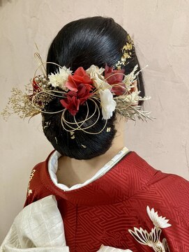 オブジェ(OBJET) 成人式・振袖ヘアセット　シニヨン