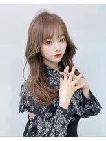 オリジンズヘアーセカンド 守谷店(Origins hair 2nd)&nbsp;韓国風ハッシュカット×アッシュ系ベージュカラー×BYKARTE TR