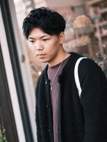 デフ(def)&nbsp;メンズ ツイストパーマの残りを活かしたショート