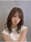 20代30代大人可愛い小顔デジタルパーマナチュラル毛先パーマ
