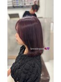 韓国風ブリーチなし ラベンダーピンク