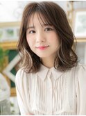 イヤリングカラー小顔ひし形レイヤーカットc5川口20代30代40代