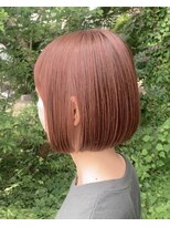 ルプラ ガーデン(le-pla garden) ショートボブ/オレンジブラウン/ブリーチなし/ミニボブ/豊橋豊川