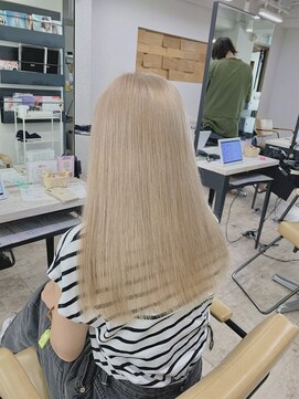 プライズ 成増店(prize) ミルクティーベージュハイトーンダブルカラー成増