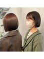 フォト 新宿(foto) お首スッキリ見えミニボブ◎重さが気になる方もご相談ください♪