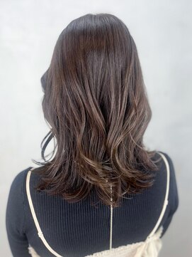 アイティーバイアルバム 松戸店(IT by ALBUM) 似合わせカットマロンベージュメルティカラー_ba497771