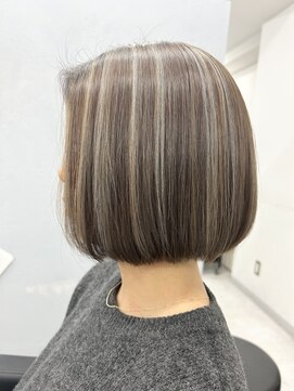 アオアクア バイ グルグル 小岩店(ao akua by GULGUL) 小岩/レイヤーカット/ダブルカラー/ブリーチなしカラー/顔周り