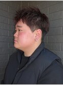 刈り上げスパイキー/ブラウンカラー