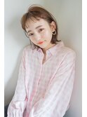 ＃ホワイトグレージュミニウルフチェリーブラウン