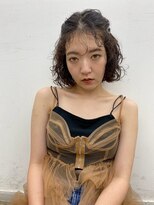 ロペ(ROPE.)&nbsp;無造作パーマ × モードボブ/ハーフアップ