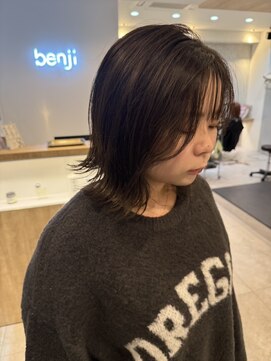 ベンジー 仙台店(benji) 外ハネミディアム