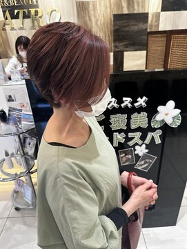 ヘアアンドビューティー クアトロ 戸祭店(QUATRO) 白髪ぼかし