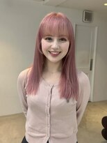ラック 表参道(LUCK) ピンクロングヘア