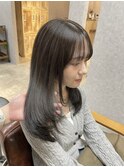 ブリーチなし/グレージュ/くすみブラウン/レイヤーcut