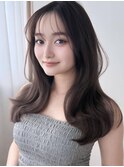 《Agu hair》チョコグレージュレイヤー×numberA.ヘアバター