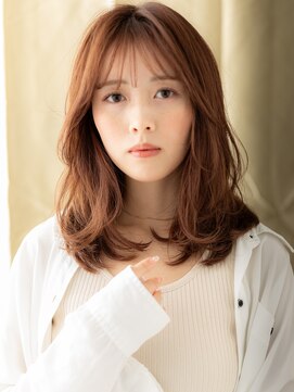 カバーヘア イヴ 戸頭店(COVER HAIR EVE) シースルーバングミックスカールミディTc4戸頭20代30代40代