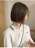 透明感カラー/福岡美容室/半個室サロン/福岡ボブ