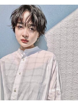 アグ ヘアー ネスト 茨木店(Agu hair nest) 大人ショートボブ 20代30代40代ヘア 小顔 茨木