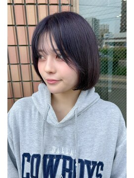 オーキッドバイヘアー(OrchiD.byhair) ラベンダーアッシュ×ボブ