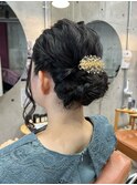 ☆結婚式お呼ばれヘアアレンジ/ゆるふわアップアレンジ☆