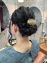 コージー(Kozy) ☆結婚式お呼ばれヘアアレンジ/ゆるふわアップアレンジ☆