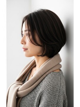 アントワープトーキョー(antwerp TOKYO) ひし形ショートボブ30代40代50代フェイスレイヤー髪質改善カラー