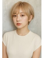 ウルヘアー 緑地公園(ulu hair)&nbsp;大人可愛い30代40代50代小顔◎マッシュショートボブカット