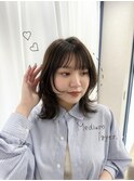 韓国スタイル/透明感カラー/レイヤー/熊本/上通り/並木坂/sae