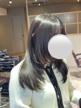 アイノア シノン 神保町(AInoa sinon) 結ぶしかなかった髪にレイヤー楽しめる余裕を/縮毛矯正/髪質改善