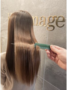 オマージュ(Hommage)の写真/髪質革命METEOシリーズ取り扱いサロンで叶える感動体験！憧れの絹みたいに柔らかな極上ストレートへ♪