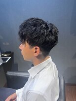 ビーダンディー(Bee dandy)&nbsp;ビジネスツーブロックショート ニュアンスパーマ ダウンバング