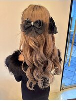 モナ 髪質改善(MONA)&nbsp;【MONA】アレンジ/お呼ばれヘア/ハーフアップ/同窓会ヘア