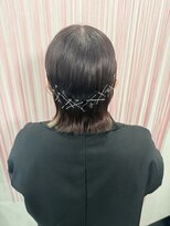 ベルグロー 北新地(BELLEGROW)&nbsp;タイトボブ外ハネアレンジ｜梅田・北新地ヘアセット