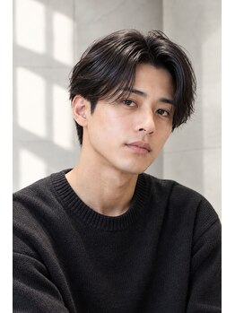 ORO MEN'S 緑地公園【オーロ/メンズ/眉毛/アイブロウ/メンズカット/メンズパーマ】の写真/ON/OFFキマる！卓越したデザインセンスと高技術で、あなただけの似合わせメンズスタイルを実現☆