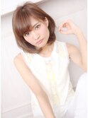 【重山】ヴェールウェーブブルージュアシメショート大人ボブ♪