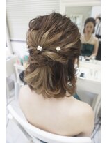 リサ 恵比寿(risa.)&nbsp;ボブさんのルーズハーフアップ