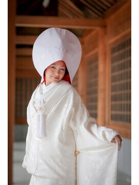 白無垢 カツラ 綿帽子 L ヘアメイク ジェイエムのヘアカタログ ホットペッパービューティー