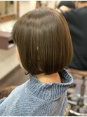 ミントグレージュボブ