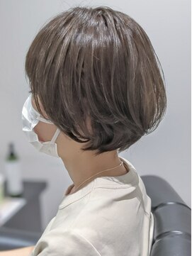 ジエクト 本店(The Ect) 秋先取りスタイル×丸みショートボブ×シースルーバング
