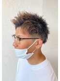 爽やかショートツーブロック[【デザインカラー/髪質改善】