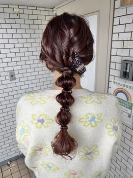 フェリーチェ(Felice) 編みおろし　ヘアアレンジ　観劇ヘアセット