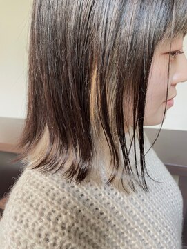 ヘアドゥーポジャ 藤岡店(hair Do poja) インナーカラー・フェイスフレーミング