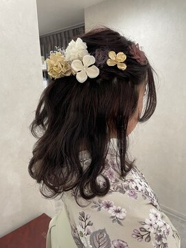 ニィ(2iee.) 卒業式ヘアセット