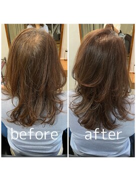 スピカ(SPICA) 【ケアカラーコース】お客様施術事例