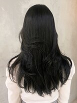 アイティーバイアルバム 北千住店(IT by ALBUM)&nbsp;ブルーブラックレイヤーカット_大人ガーリープリカール_ba416672